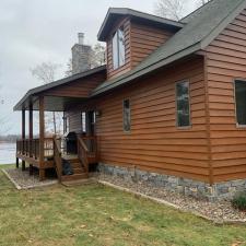 Kossan Exterior Services LLC Restores the Beauty of Crosslake, MN Cedar Sided Home